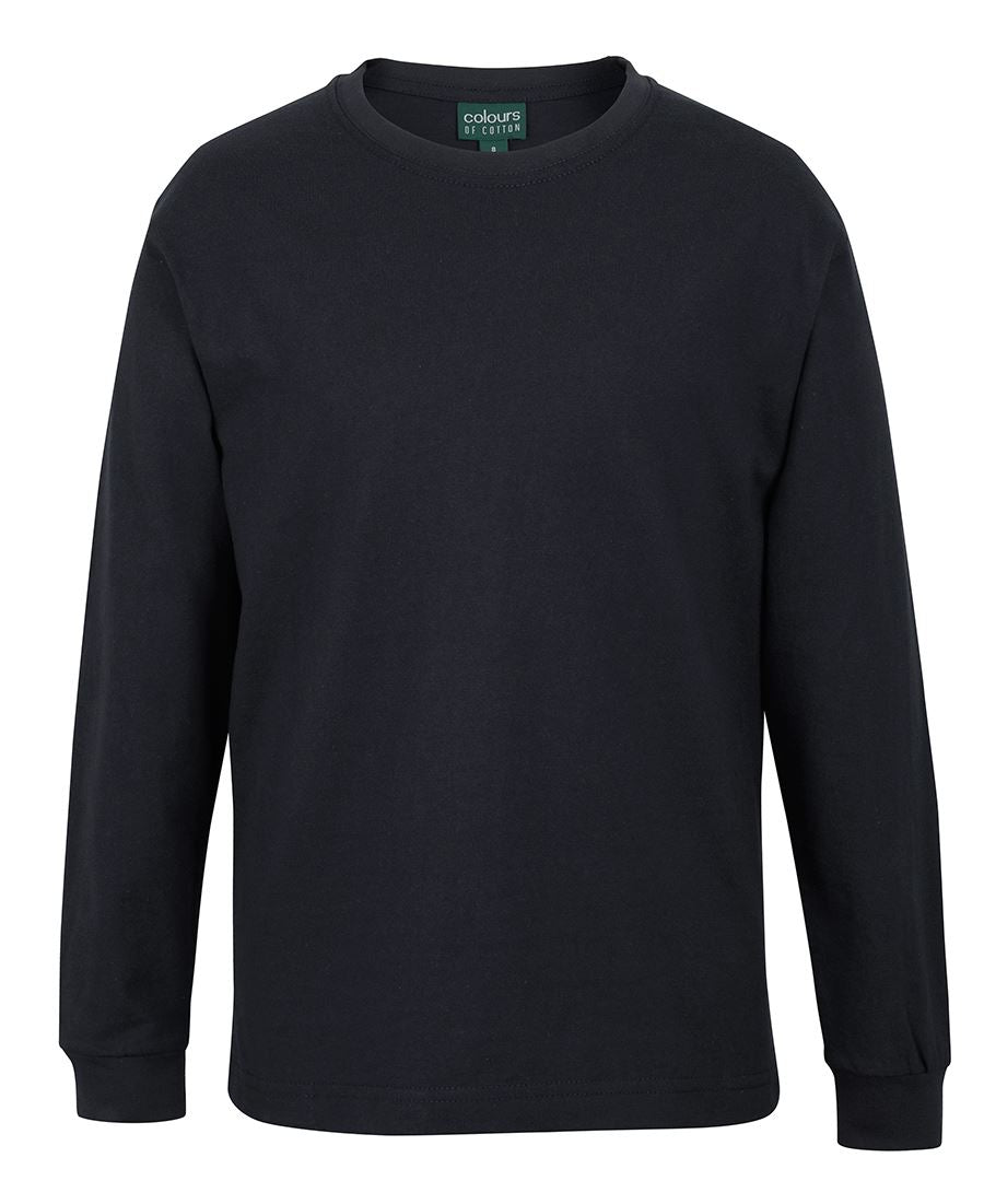 1LS - KIDS LONG SLEEVE TEE 100% COTTON