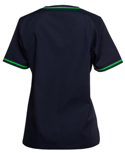 4SCT1 - LADIES CONTRAST SCRUBS TOP