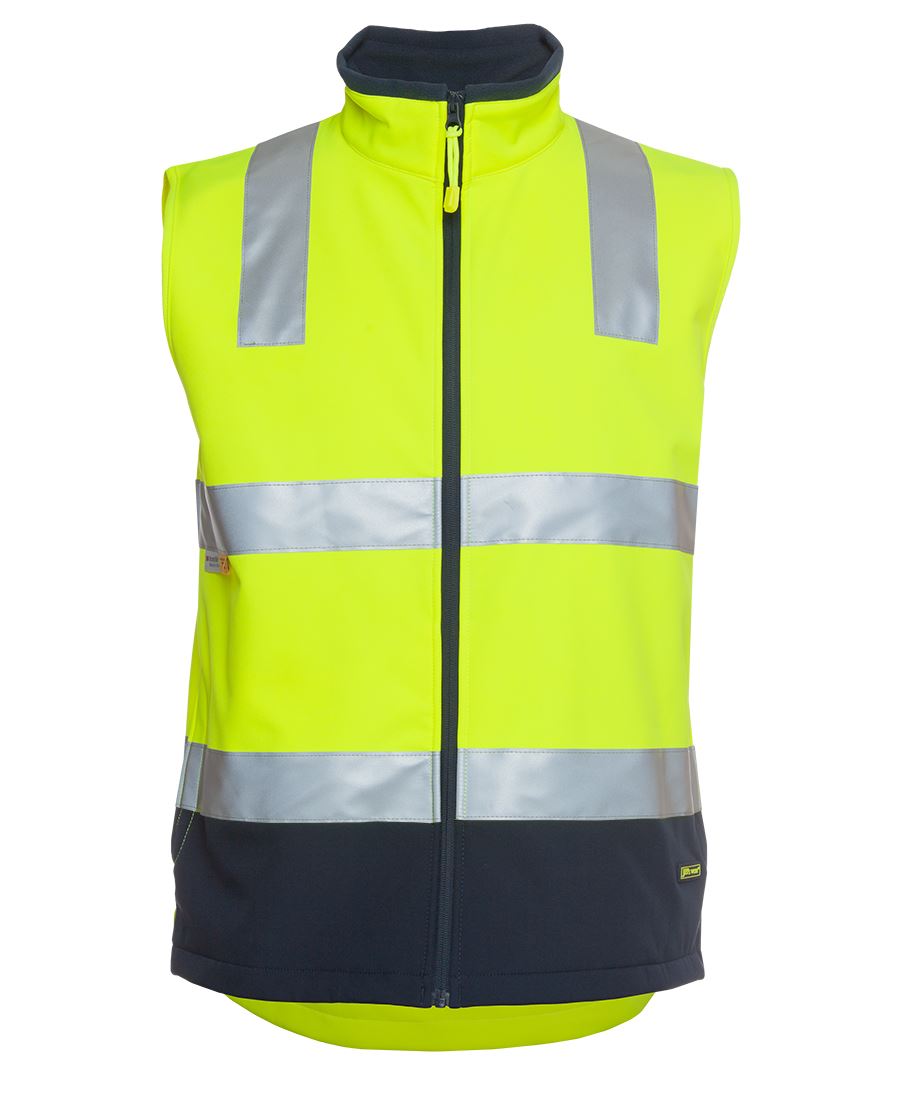 6D4LK - JB's Wear HI VIS |D+N| SOFTSHELL VEST