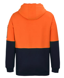 6HVHZ - JB's Wear HI VIS 1/2 ZIP HOODIE