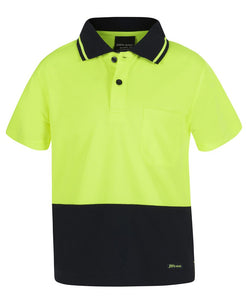 6HVNC - KIDS HI VIS NON CUFF TRADITIONAL POLO