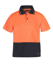 Load image into Gallery viewer, 6HVNC - KIDS HI VIS NON CUFF TRADITIONAL POLO
