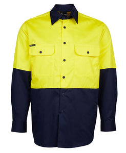 6HWSL - JB's Wear HI VIS L/S 150G SHIRT