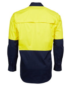 6HWSL - JB's Wear HI VIS L/S 150G SHIRT