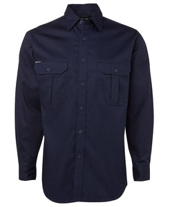 6WLS - JB'S WEAR L/S 190G WORK SHIRT