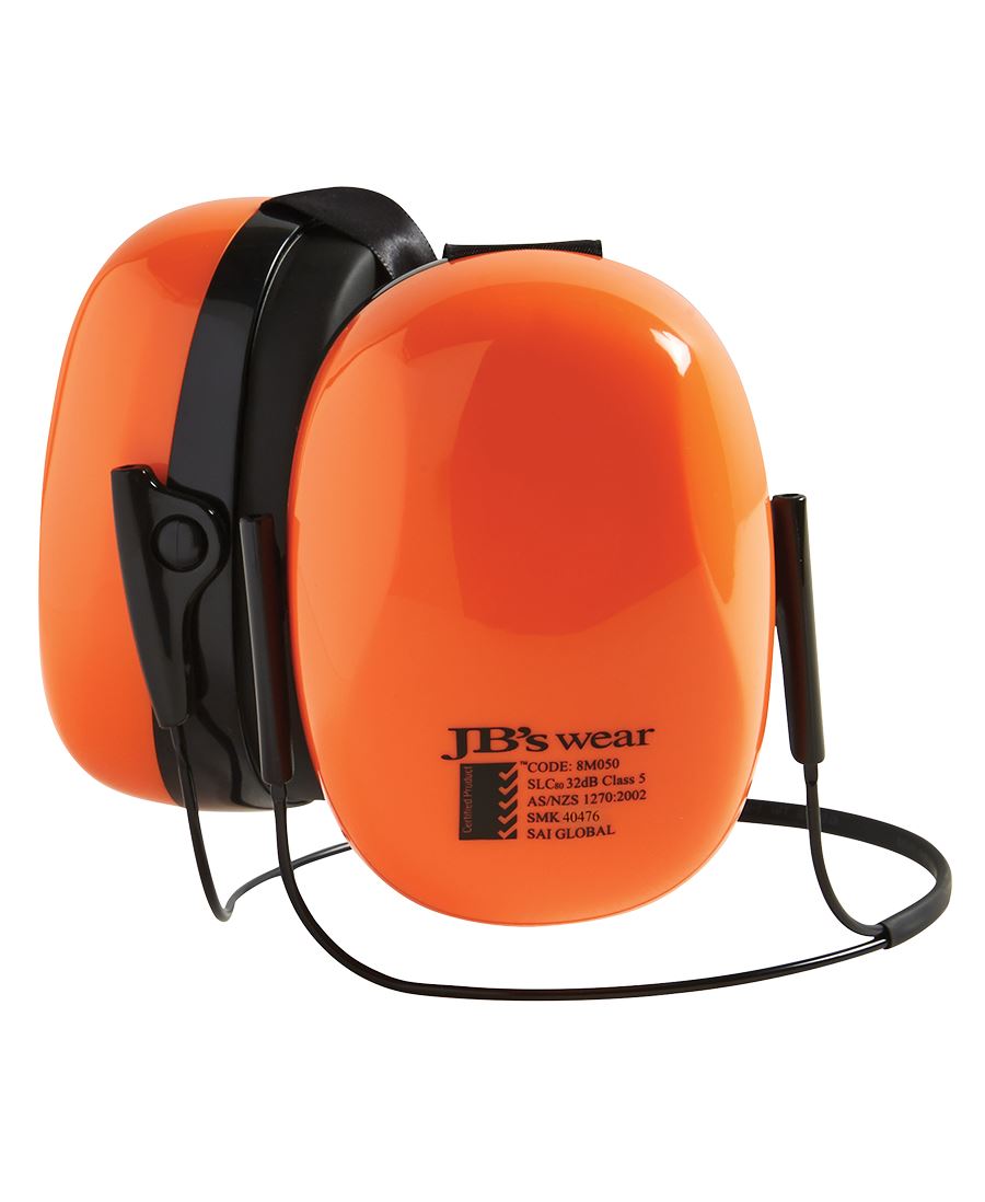 8M050 - JB's Wear 32DB EAR MUFFS WITH NECK BAND