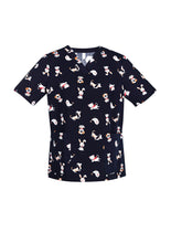 Load image into Gallery viewer, CST147LS - Biz Care Womens Best Friends Scrub Top
