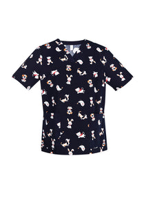 CST147LS - Biz Care Womens Best Friends Scrub Top